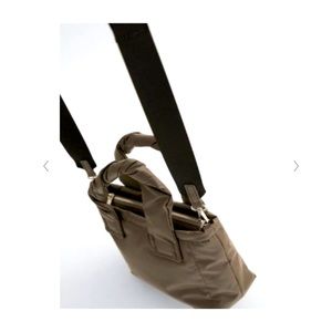 Zara women's Mini tote green crossbody bag